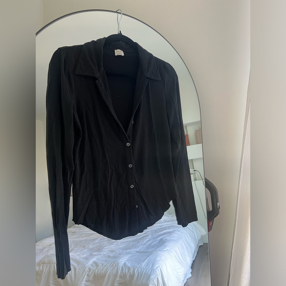 Aritzia Wilfred Button Down Fitted Top - image 1